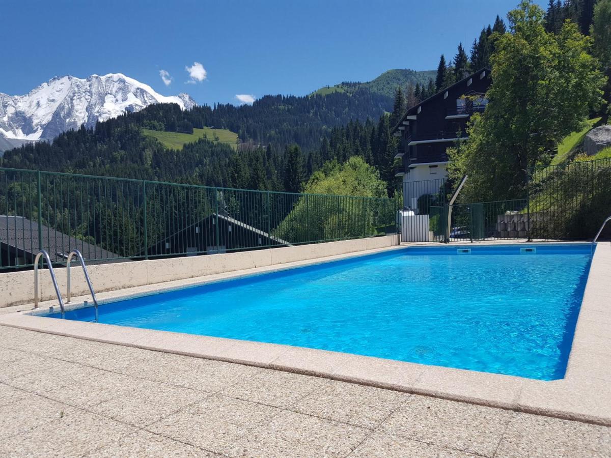 Duo Des Alpages Vue Exceptionnelle Sur Le Mont Blc Apartment Сен-Жерве-ле-Бен Екстериор снимка
