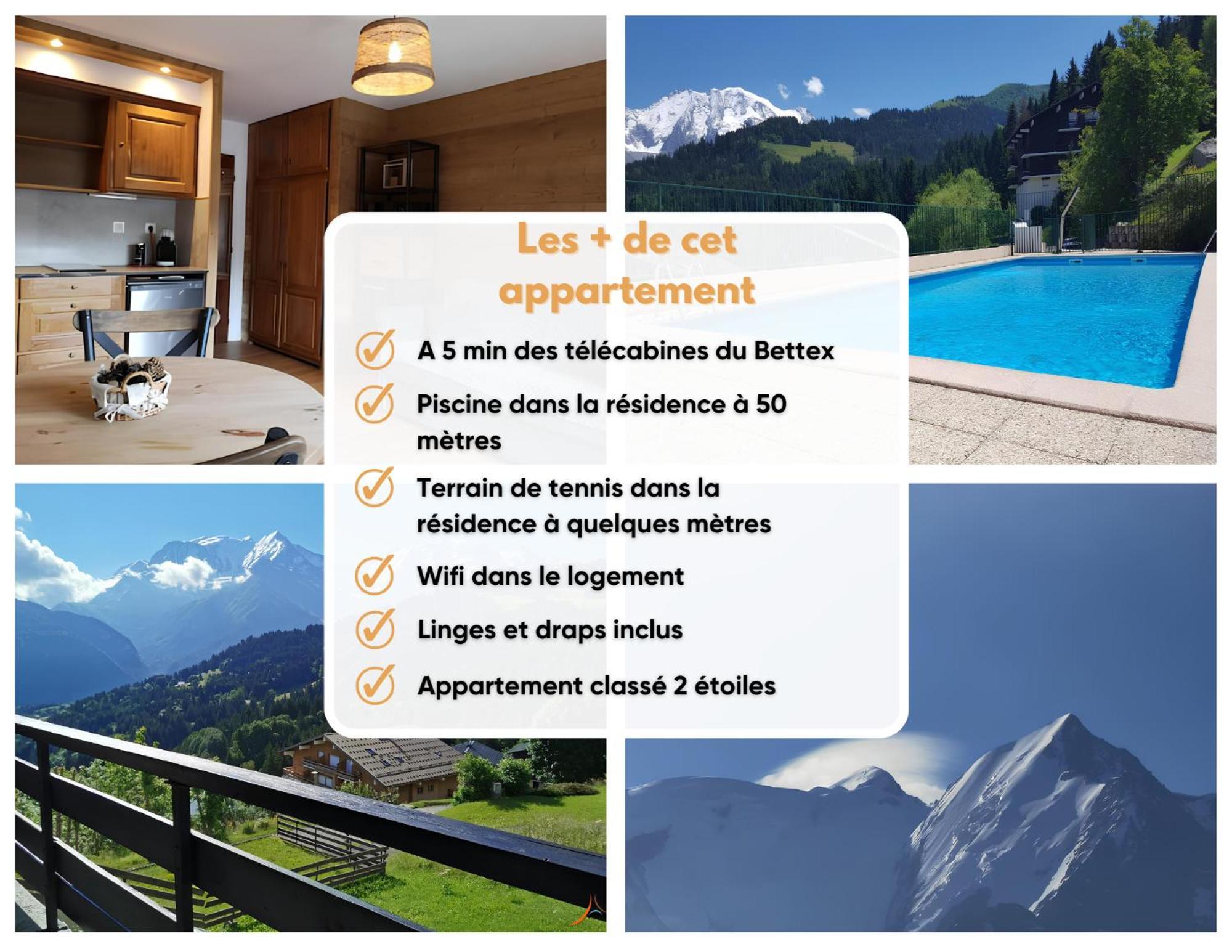 Duo Des Alpages Vue Exceptionnelle Sur Le Mont Blc Apartment Сен-Жерве-ле-Бен Екстериор снимка